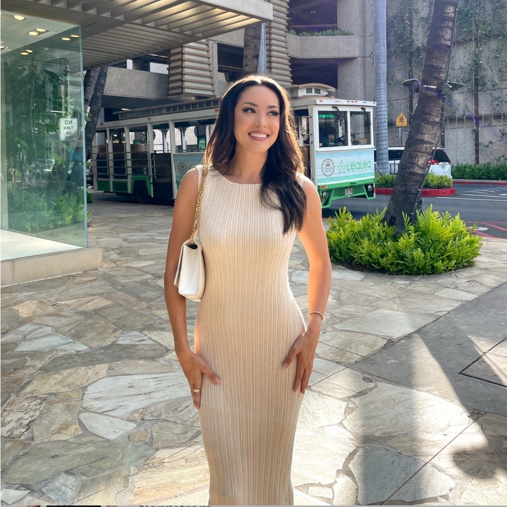 Quince Cotton and Cashmere Maxi Dress